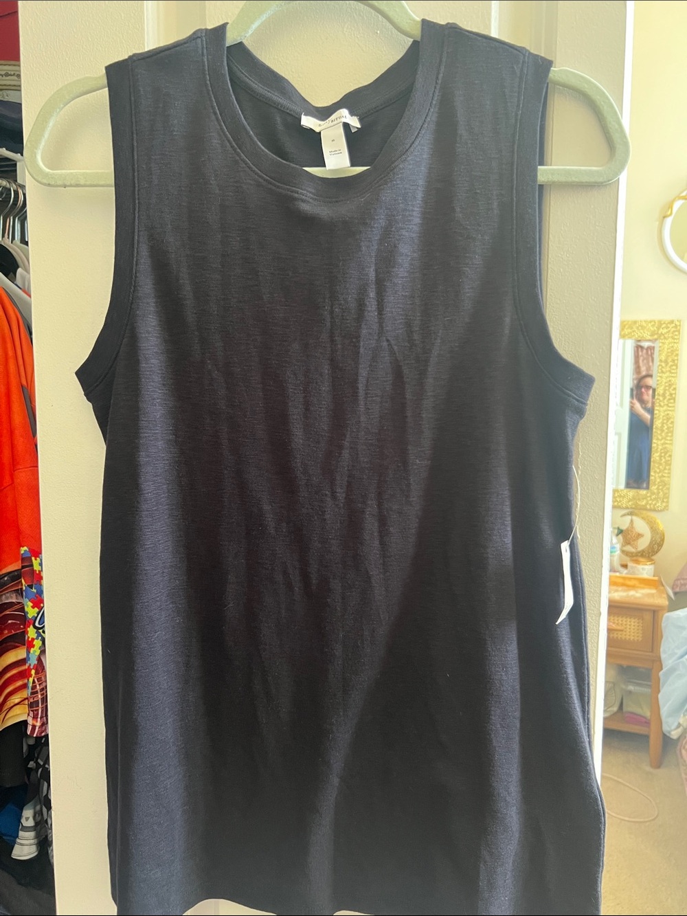 Daily Ritual Black Sleeveless Tank Top